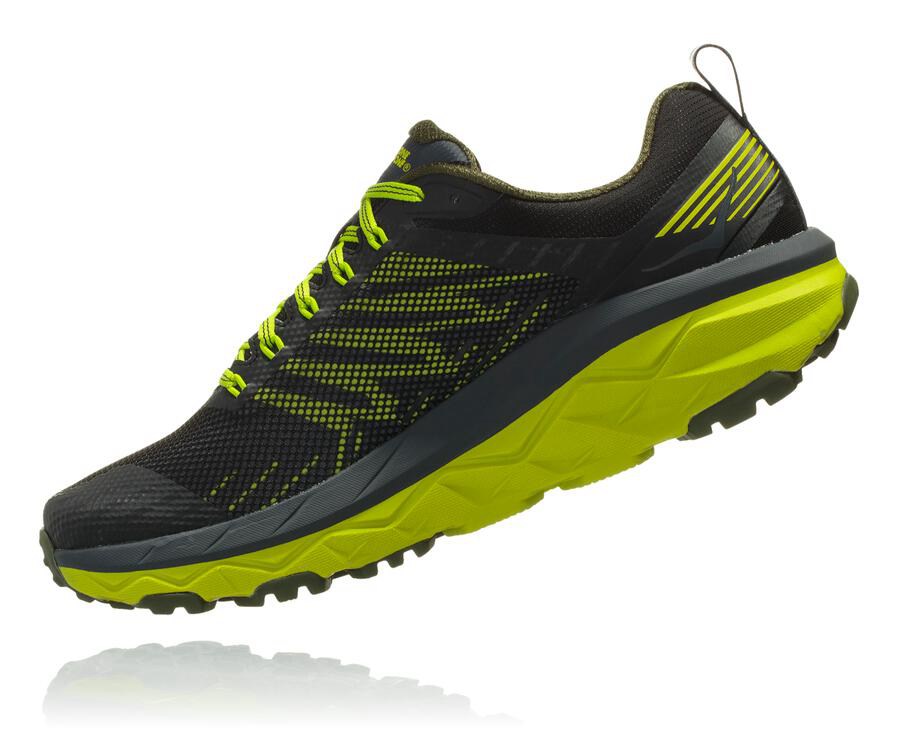 Hoka One One Trailsko Herre - Challenger Atr 5 - Sort/Grøn - 327804NIH